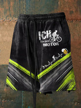 Herren Fahrrad fahren Print Shorts